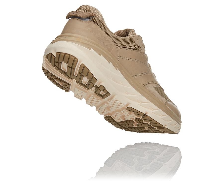 Running Shoes Mens - Hoka One One Bondi L - Brown - KSMNDYE-35